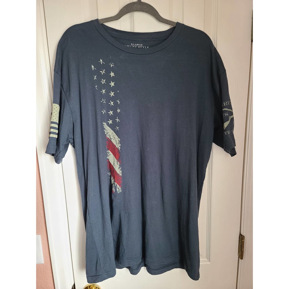 Grunt Style Faded Flag T-Shirt-XL